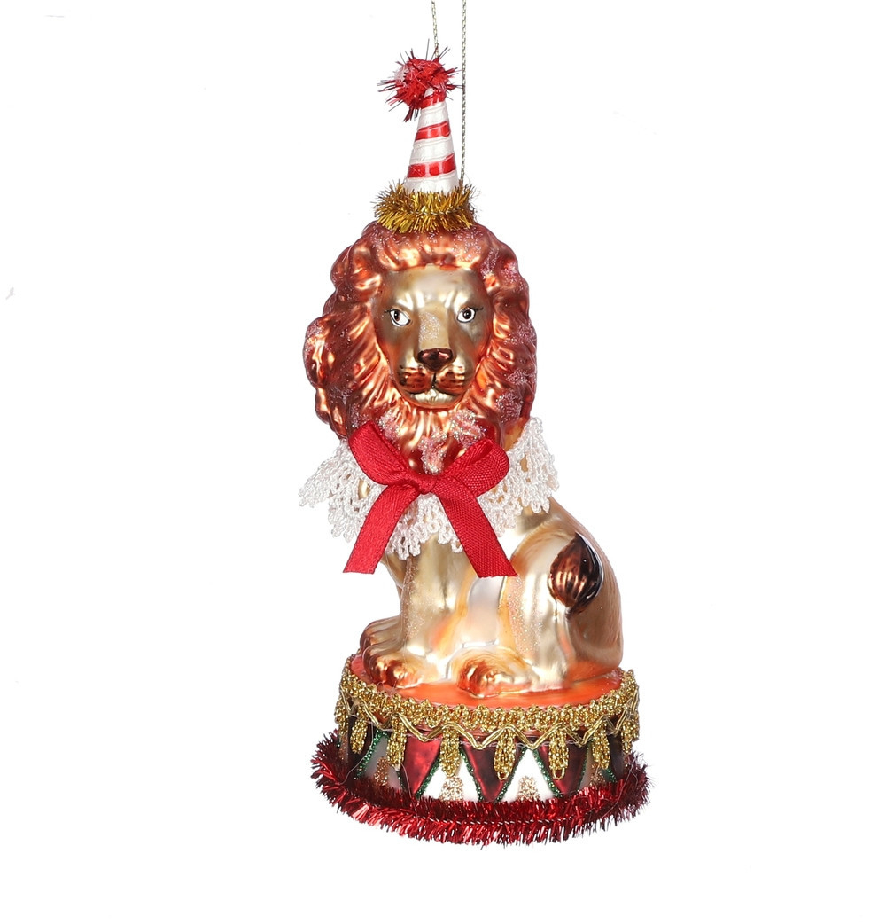 Елочная игрушка 6.5х14см House of Seasons Цирковой лев