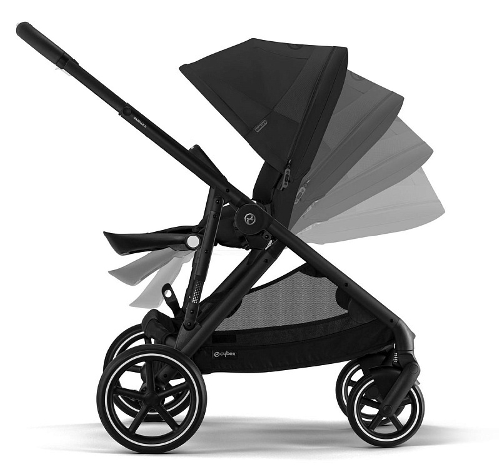 Коляска 2 в 1 Cybex Gazelle S BLK Moon Black