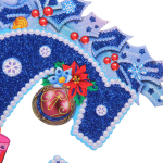 Гирлянда бумажная Новогодняя 2,6 м «Дружная компания»