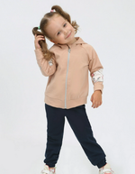 Костюм для девочек футер "Котенок-1" р.86, Бежевый (Ивашка)