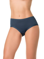 Хлопковые трусики-шорты со средней посадкой (Размер: XXXL) (Цвет: темно-синий)