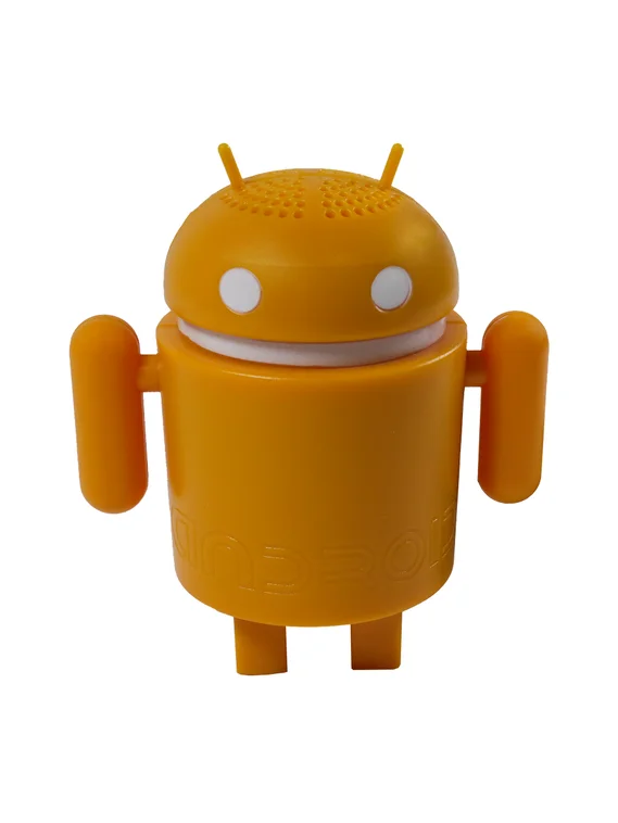 Фигурка - колонка Андроид с разъемом USB и 3.5 mini jack Оранжевый