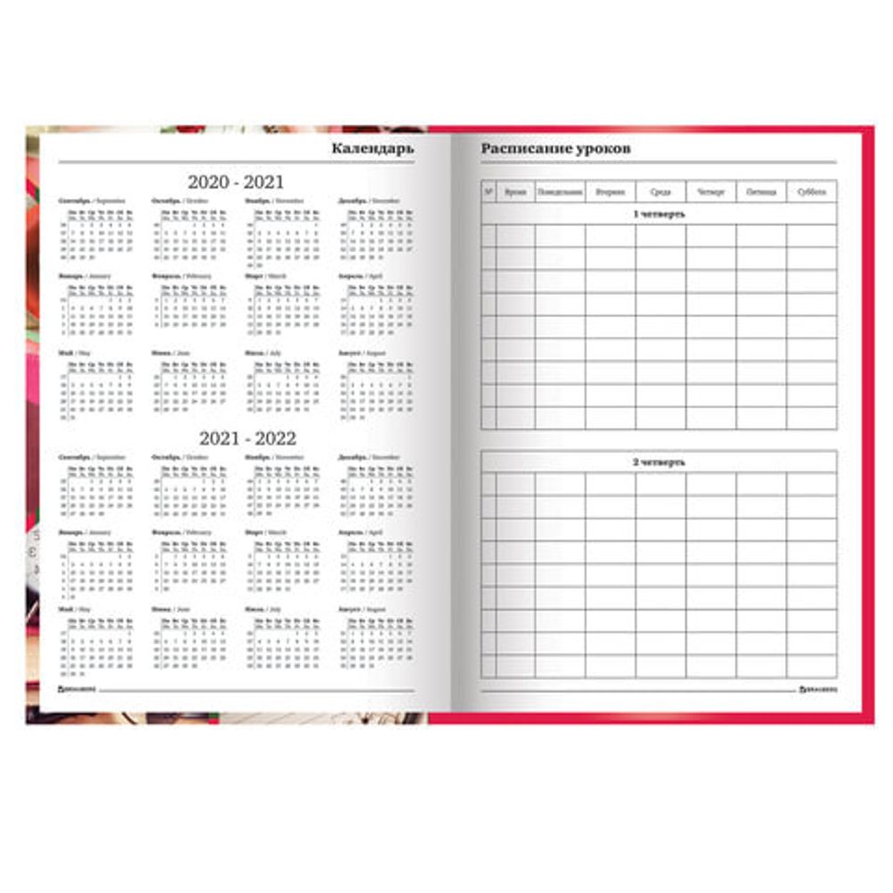 Ежедневник учителя специализированный А5 (215х145 мм), твердая обложка, 144 л., BRAUBERG, "АКСЕССУАРЫ", 129232