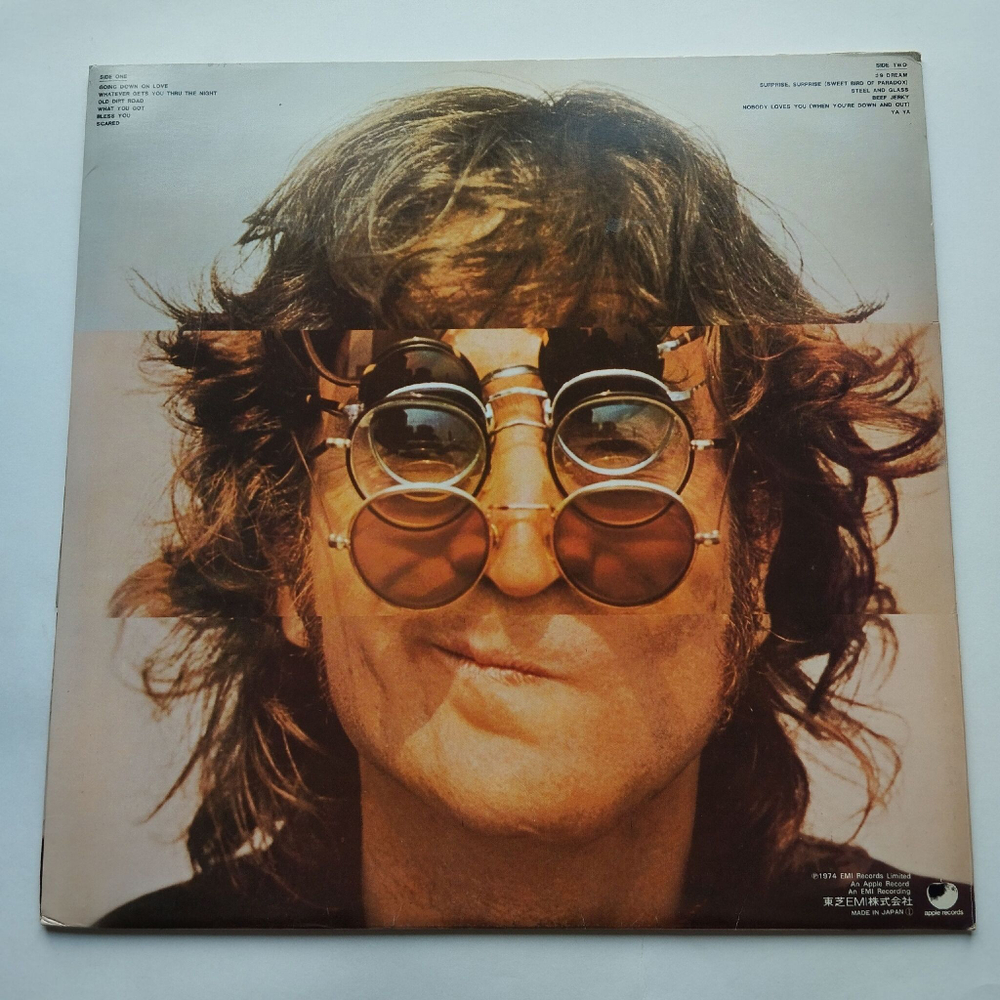 Винтажная виниловая пластинка LP John Lennon Walls And Bridges (Japan 1974) (No Obi) Bless You