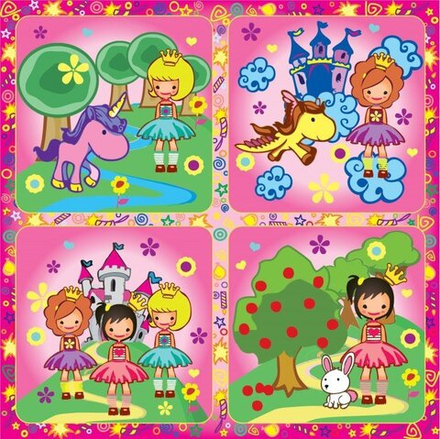 РАСПРОДАЖА Салфетки Моя Принцесса Веселуха 33*33