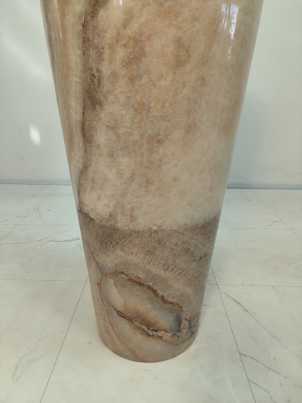 Раковина напольная из оникса Yellow ON-61358 (40*40*90)