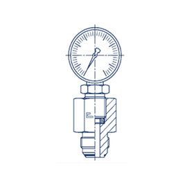Соединение GS D06 BSP 1/4 - JIC 7/16