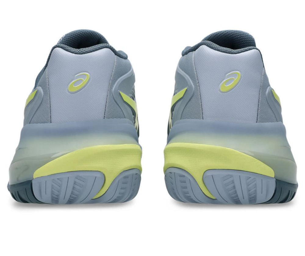 Мужские кроссовки теннисные Asics Gel-Resolution X - grey blue/pistachio