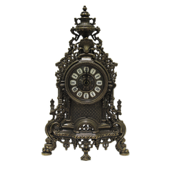 Alberti Livio Часы Барокко каминные под бронзу