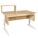 Растущая парта Дэми СУТ 25 с задними полками СУТ.15.210 и СУТ.15.240 (1200×880 мм)