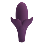 Фиолетовый вибратор-кит Jayleen с управлением через приложение