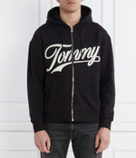 Худи LETTERMAN ZIPTRU EXT Tommy Jeans - черный(DM0DM18415)