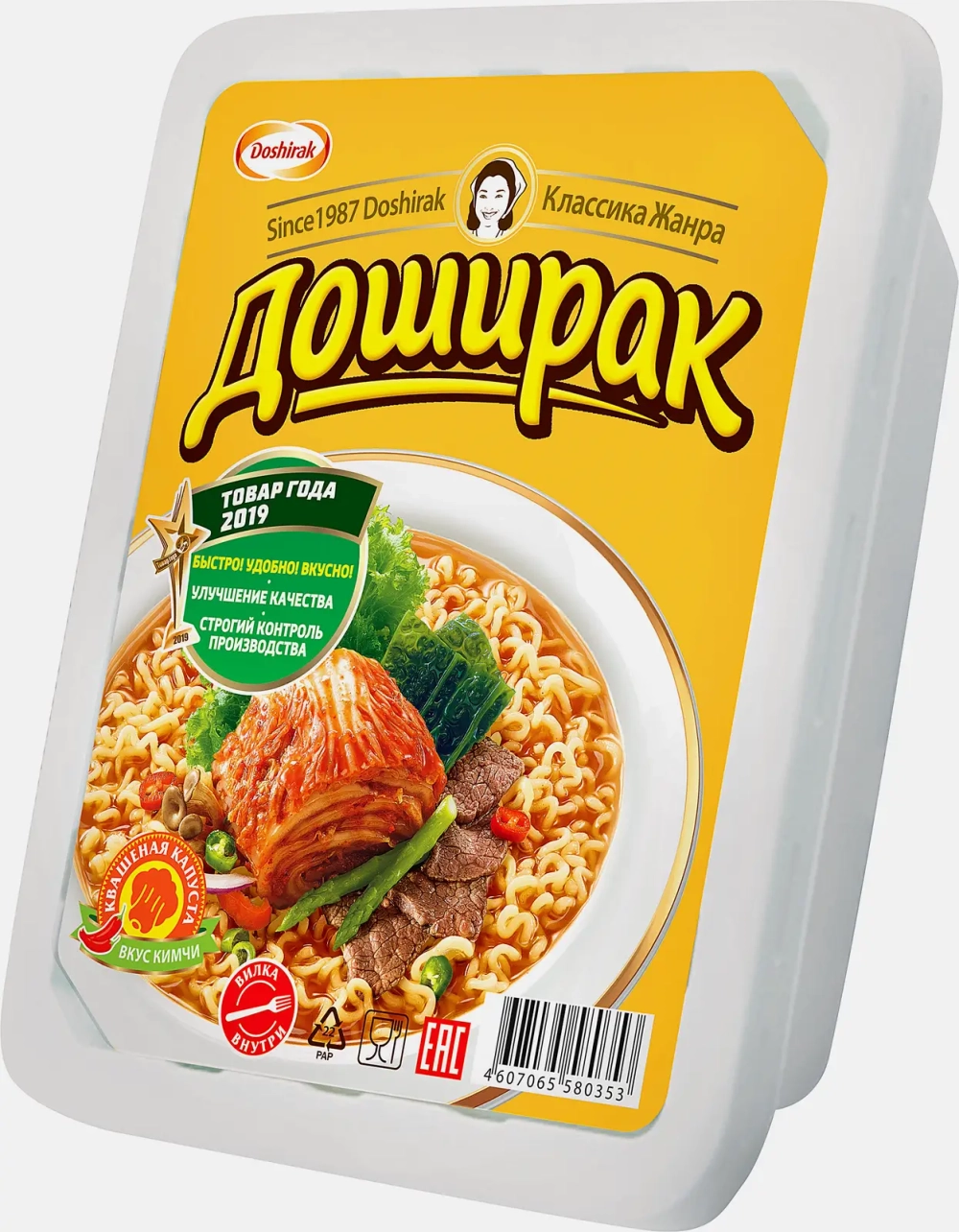 Лапша Доширак со вкусом кимчи 90г