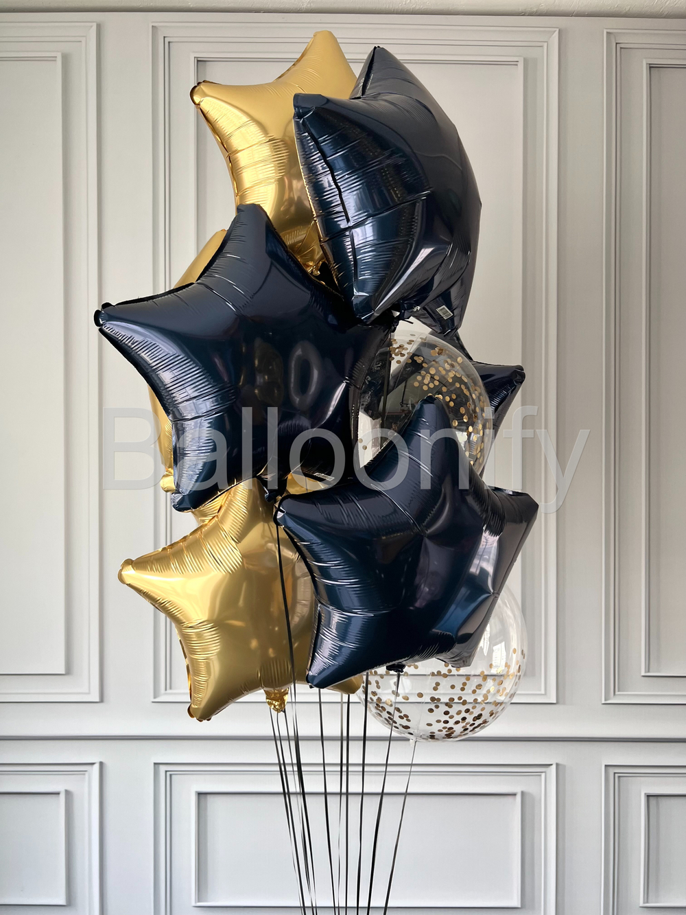 Набор шаров "Синее золото"