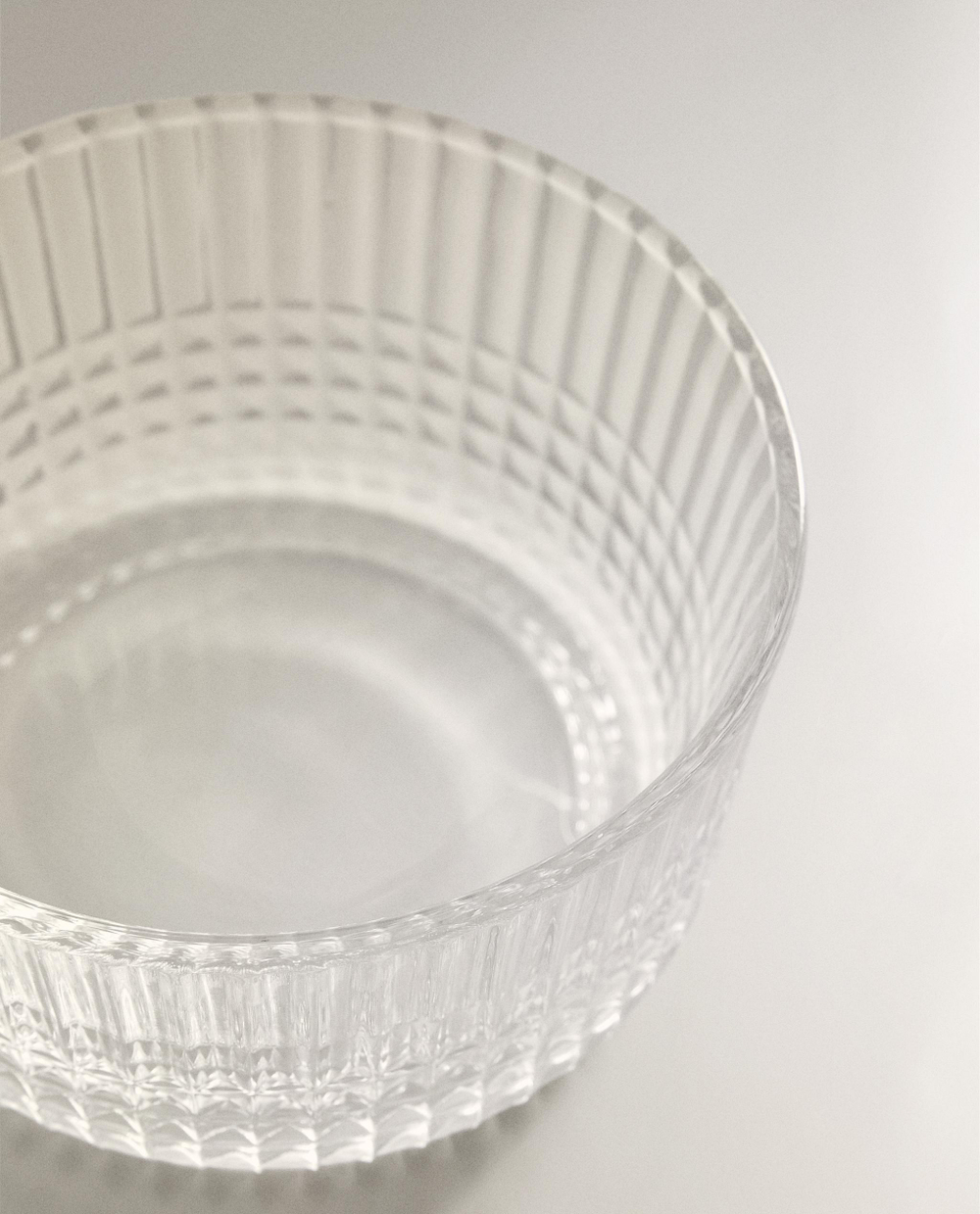 Zara Home миска из стекла, цвет прозрачный, 10.5 см
