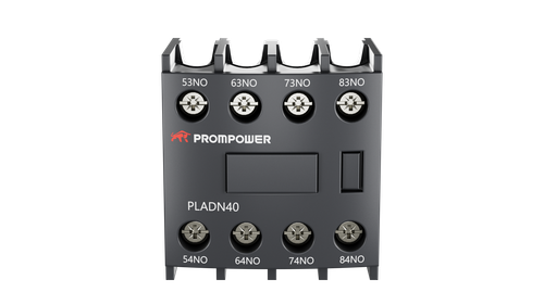Блок всп. контактов Prompower PLADN40 серии Pulse, фронт. монтажа для серии PLC1D, 4НО
