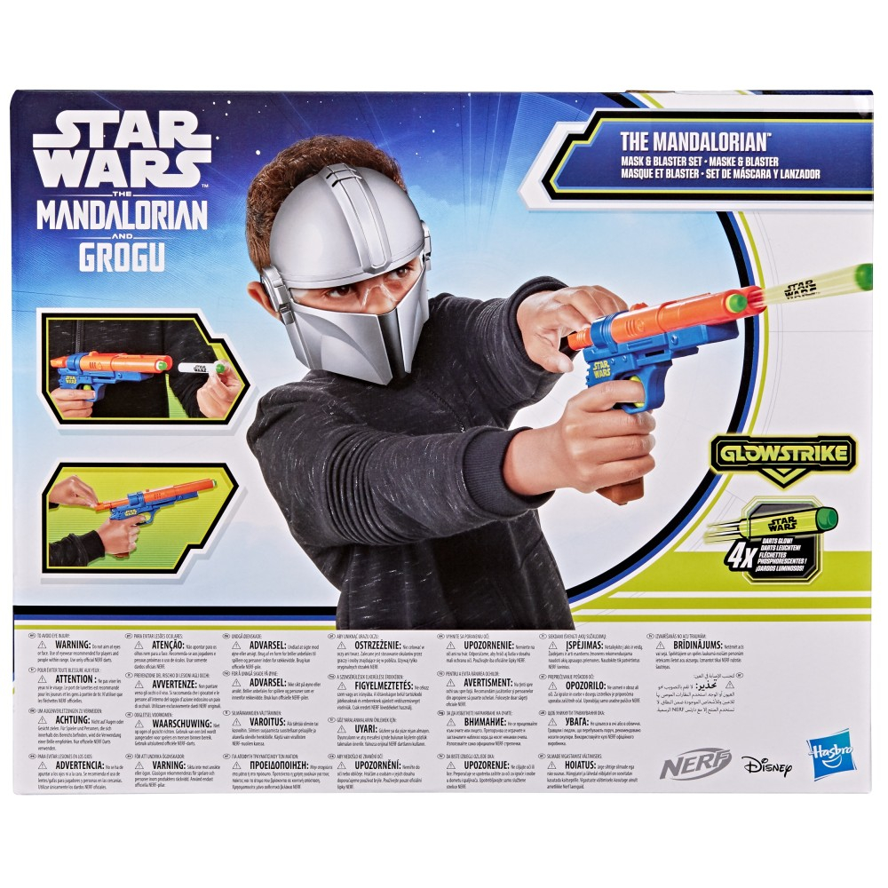 Hasbro G2527 — Бластер NERF GlowStrike + маска «Мандалорец» Star Wars G2527 — фото 5