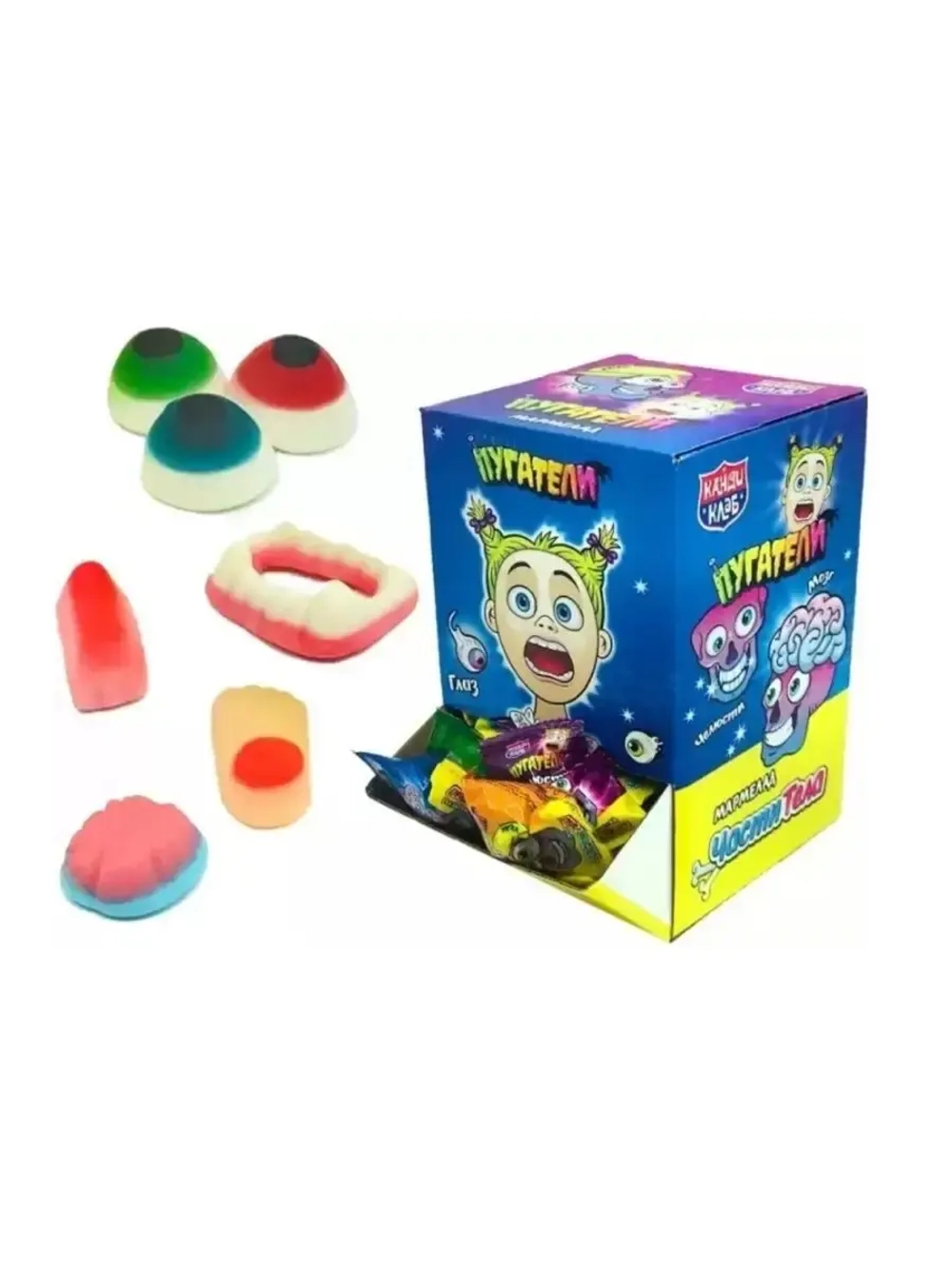 Жевательный мармелад Части Тела , ( Пугатели) Crazy Gummy