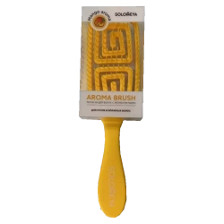 Расчёска для спутанных волос с  ароматом манго Solomeya Wet Detangler Brush Rectangular