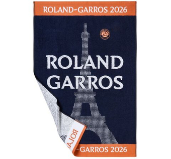 Полотенце теннисное Roland Garros Official Players Logo 2026 - navy/orange
