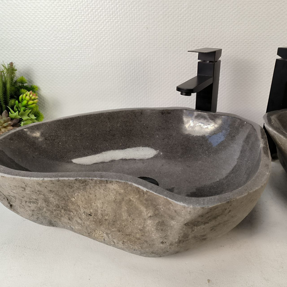Раковина из речного камня ПАРА! RS-65362 56*41*15 0865