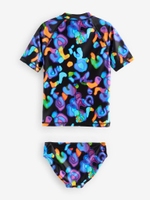 Купальник раздельный для девочки Next N01-165, Черный, Синий