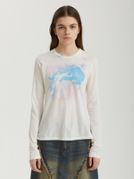 Женский Лонгслив Necro Unicorn Slim