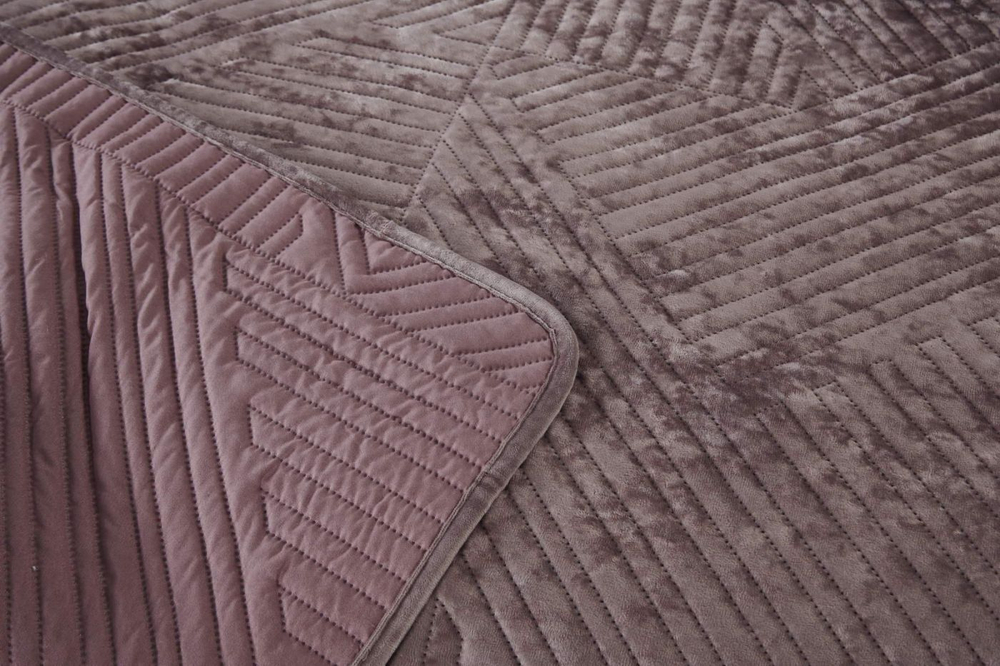 Покрывало 220х240 и 2 наволочки 50х70 Sofi De MarkO Патрисия Пепельная роза