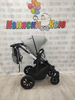 Коляска модульная 3в1 Farfello Molly Trio серый