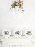 Картины на стену интерьерные на холсте 3 шт. 17.5 см