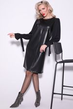 Платье "Валери" (черное) Elza (Акция)