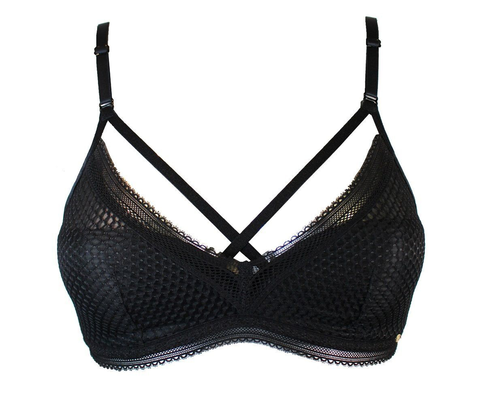 Стильный бюстгальтер-бралетт Diamond Mesh Non Wired Padded Bralette