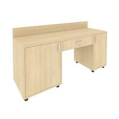 Light Стол с 2-мя тумбами и бортиком С-СТ-170 (L) Акация Лорка 1700*550*750