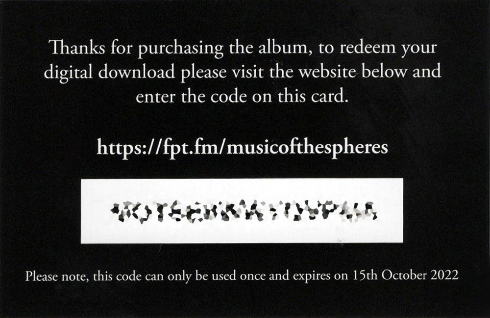 Coldplay / Music Of The Spheres (Coloured Vinyl)(LP)