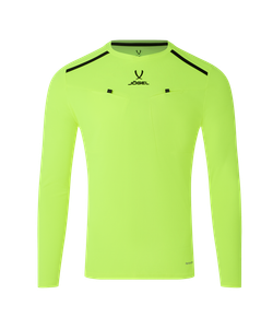 Футболка судейская с длинным рукавом DIVISION PerFormDRY Referee LS Tee, желтый неон
