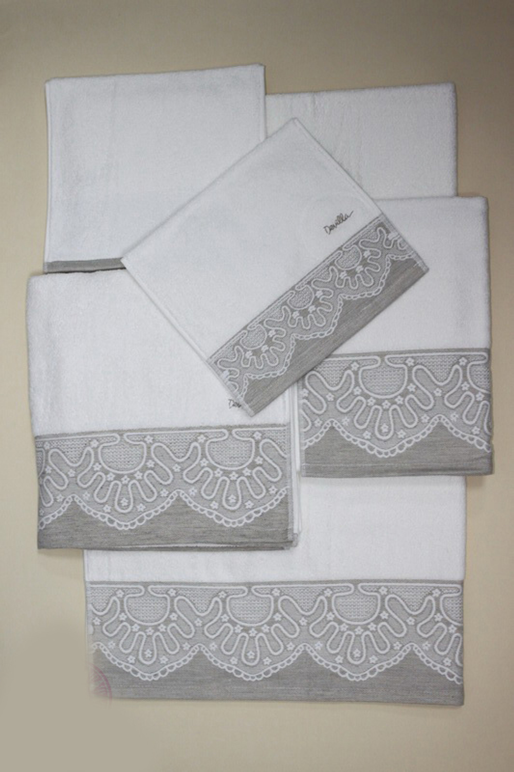 Полотенце 50x100 Devilla Lille белое