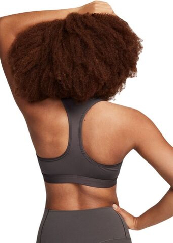 ТОП теннисный Nike Swoosh Medium Support Non-Padded Sports Bra - серый