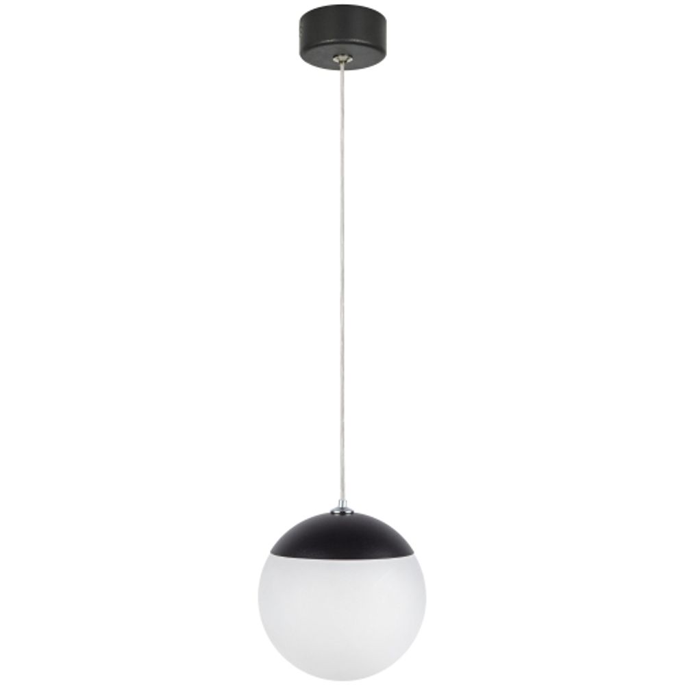 Светильник подвесной (подвес) ЭРА ADELAIDA PL35 BK G9 потолочный шар черный | Подвесные светильники