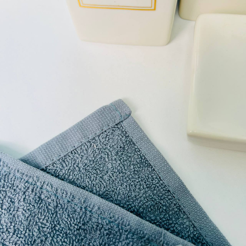 Полотенце махровое 30*50см «Vivien» цвет грозовое небо 10340 плотность 400гр/м2