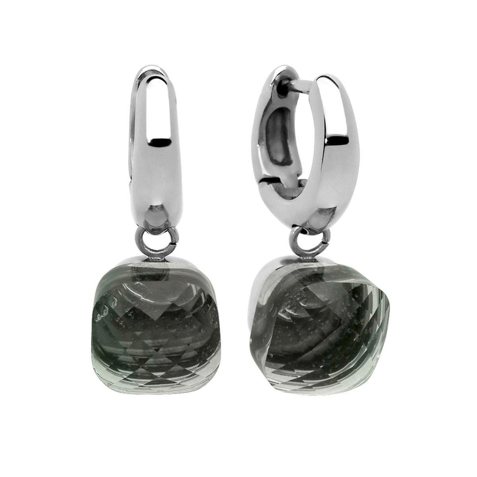 Серьги Qudo Firenze light grey 300141 BW/S