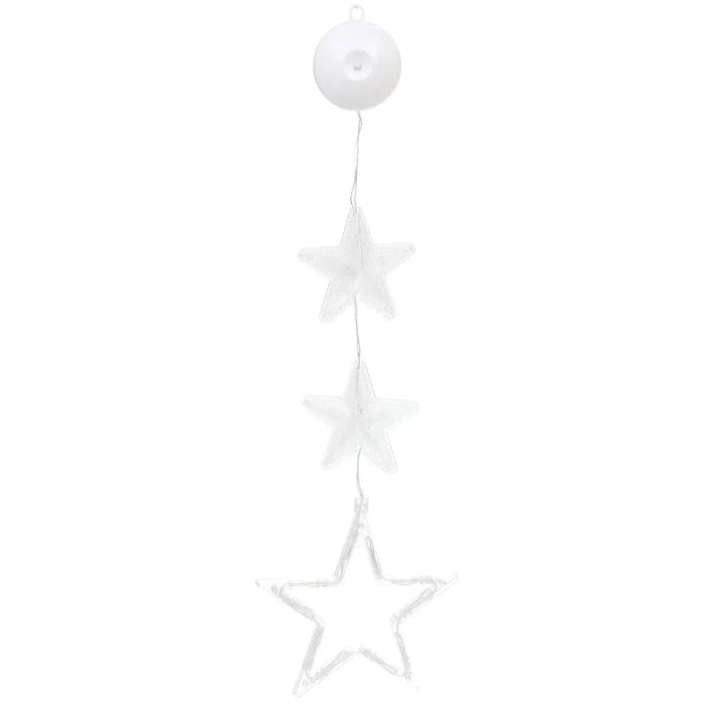 Фигура светодиодная «Звездочка» 17.5*18.5 см (батарейки 3 ААА), 1 реж, Белый