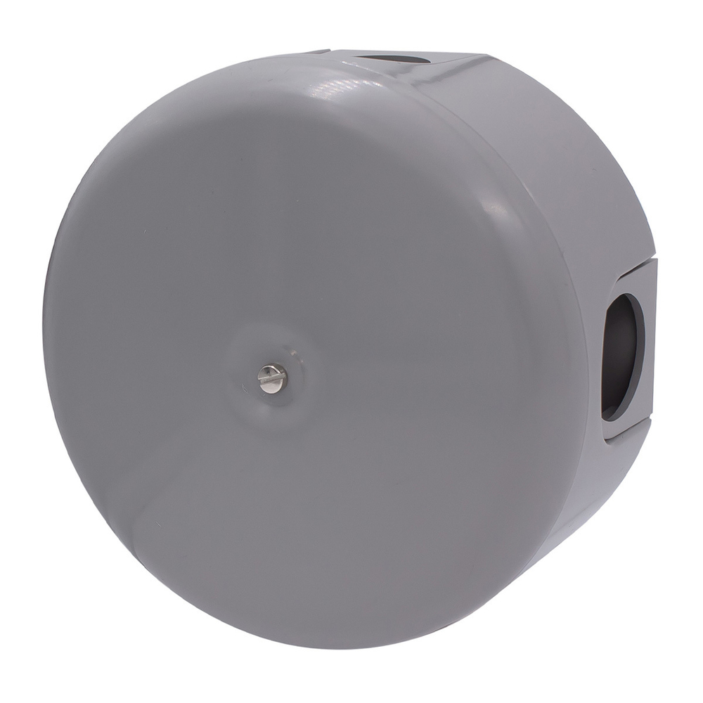 Распределительная коробка 110 мм, пластик, цвет Титан (4 кабельных ввода в комплекте) B1-522-26-K