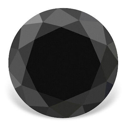 Бриллиант (кр-57, 5.6 мм, 0.95 ct, черный)