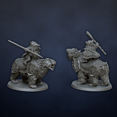 Dwarf Bear Rider 1