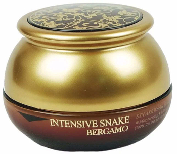 Крем для лица Bergamo Intensive Snake Cream антивозрастной со змеиным пептидом 50 г