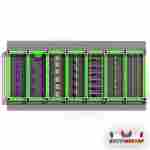 Парк развлечений ниндзя «Остров приключений», 14×6×3,5 м