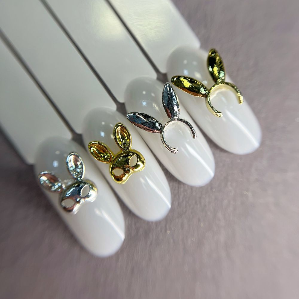 1872 Фигурки объёмные "Маски зайчика" 10 шт