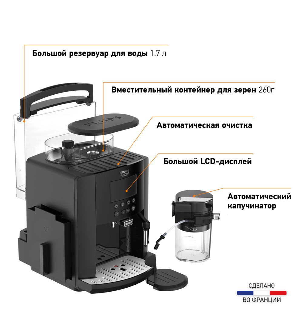 Автоматическая кофемашина Krups Arabica EA819N10