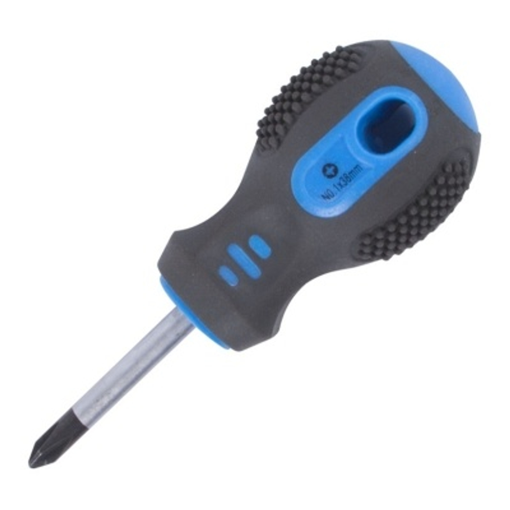 Отвертка РН 1*38мм двухкомп.рукоятка намагниченый наконечник