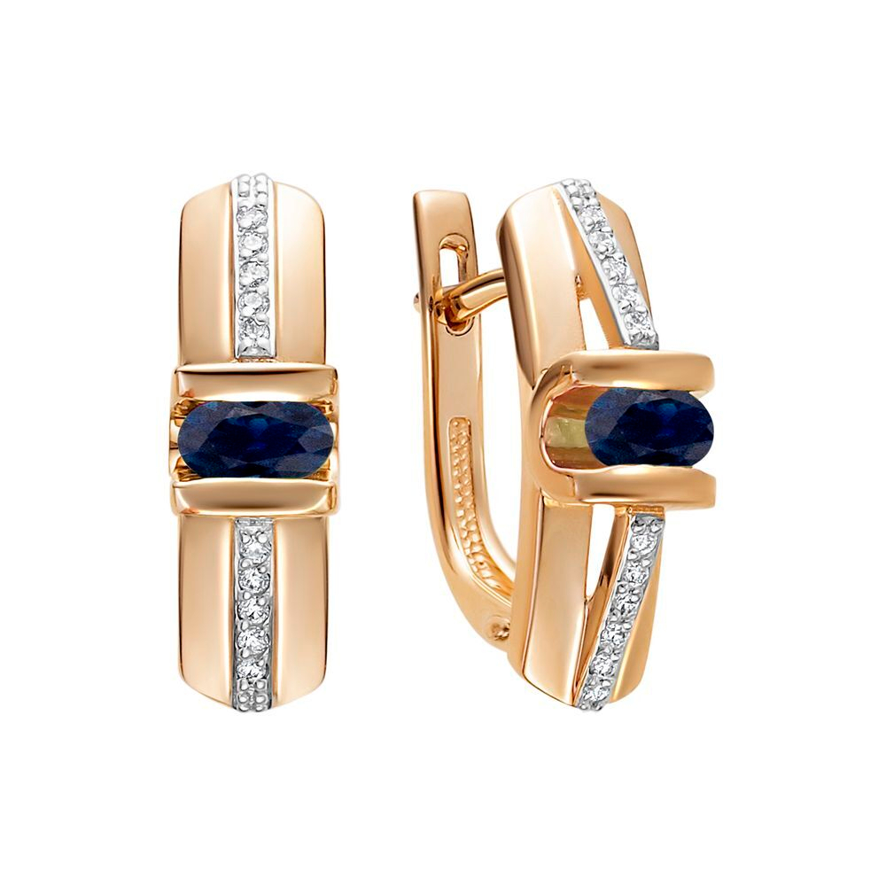 Серьги из золота 585 пробы